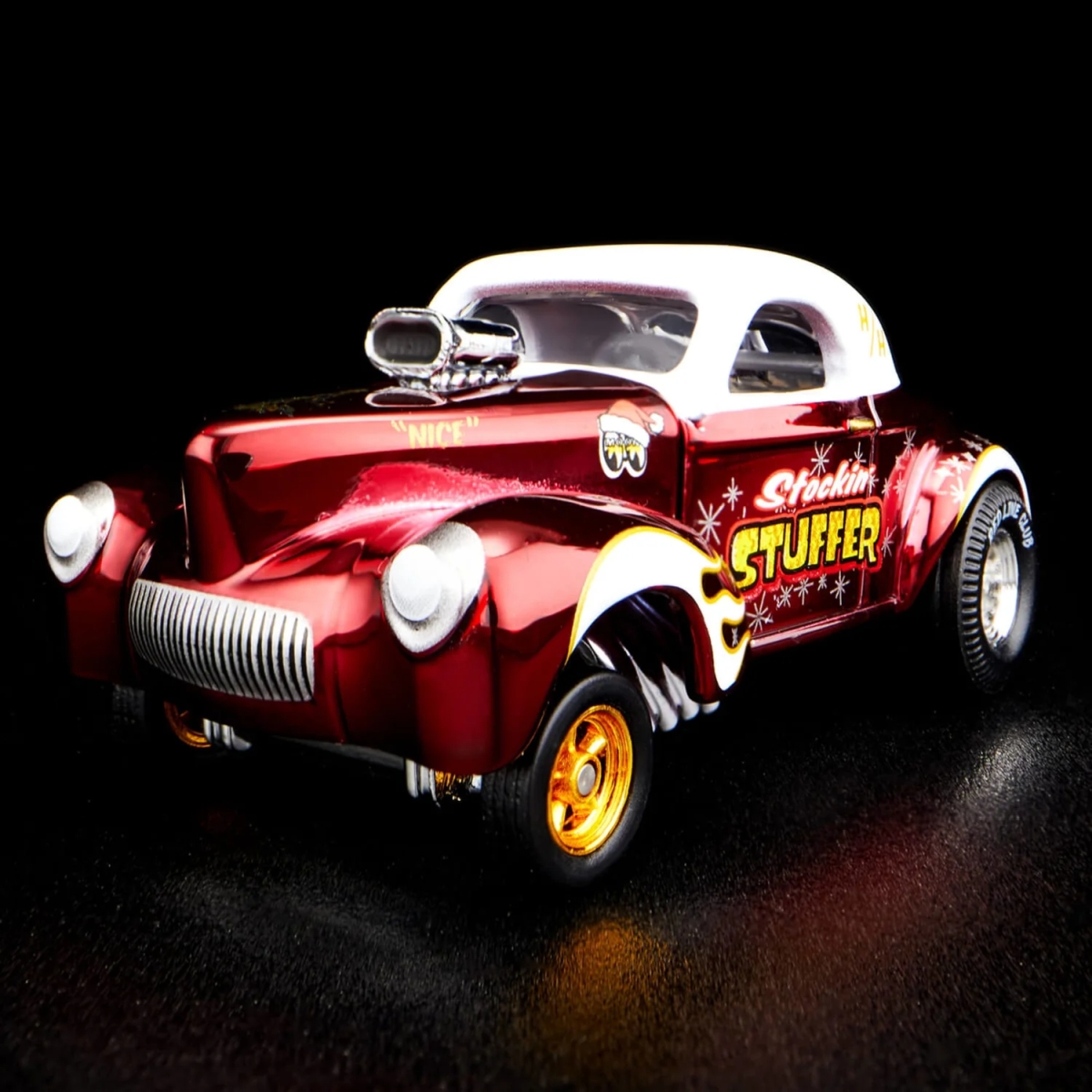 Hot Wheels - RLC Exclusive ’41 Willys Gasser Holiday Car - Oxblood
