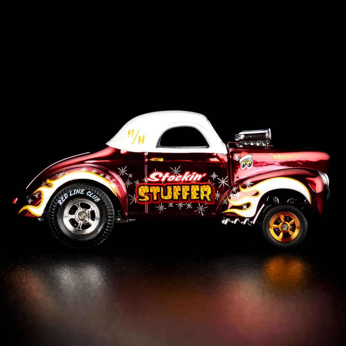 Hot Wheels - RLC Exclusive ’41 Willys Gasser Holiday Car - Oxblood