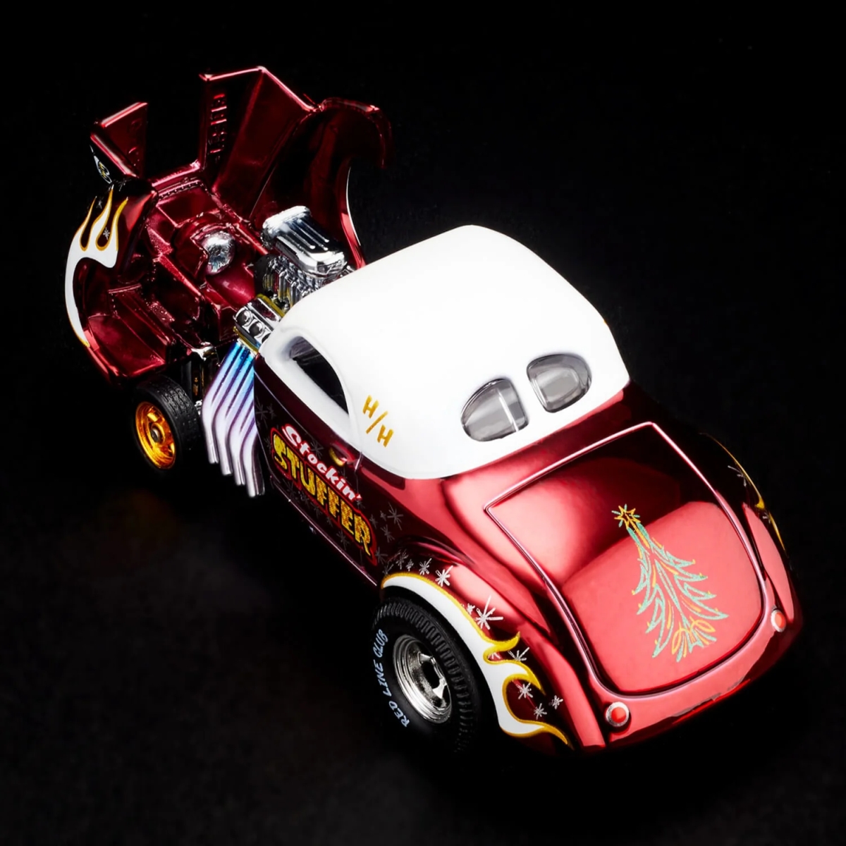 Hot Wheels - RLC Exclusive ’41 Willys Gasser Holiday Car - Oxblood
