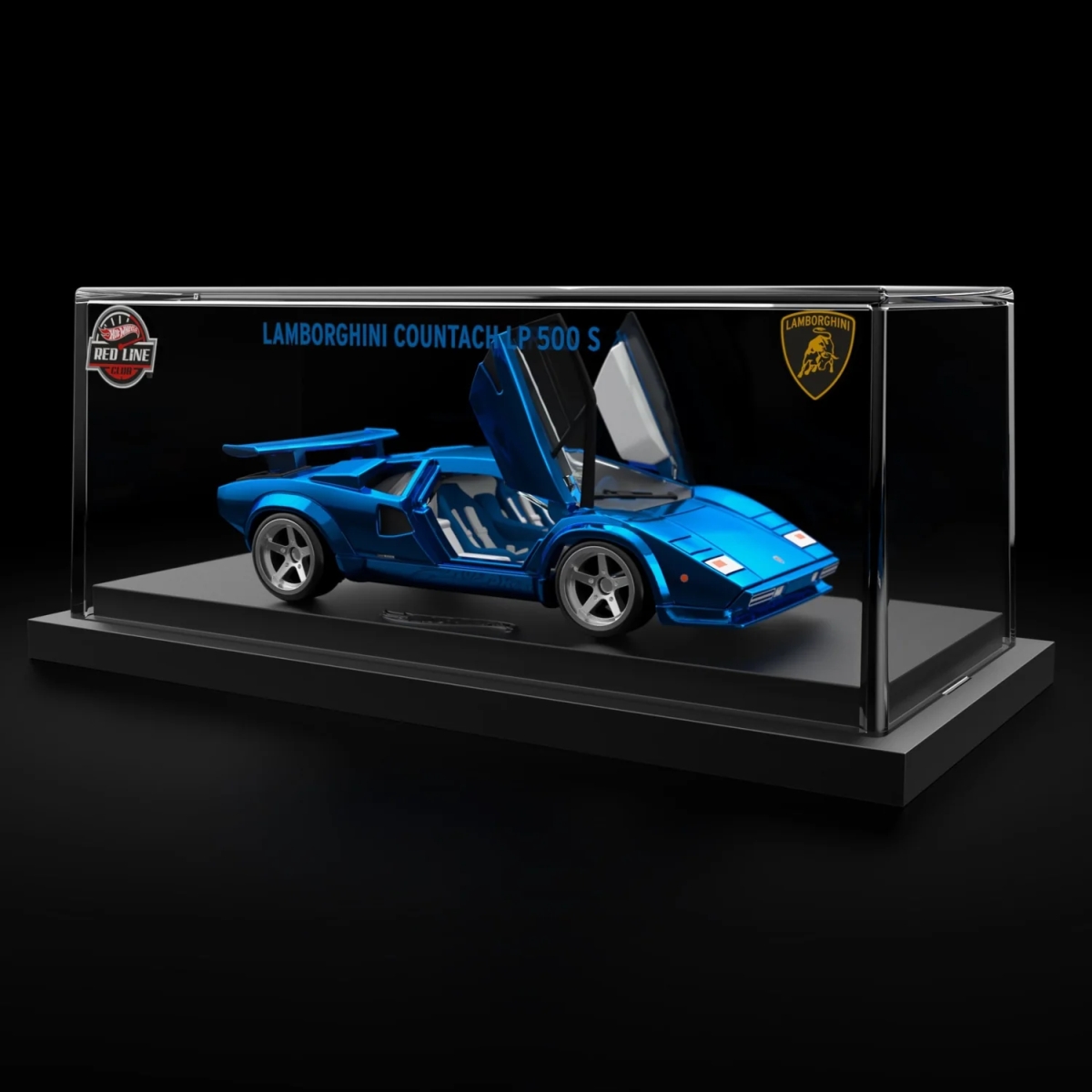 Hot Wheels - RLC sELECTIONs ’82 Lamborghini Countach LP 500 S - Spectraflame ice blue