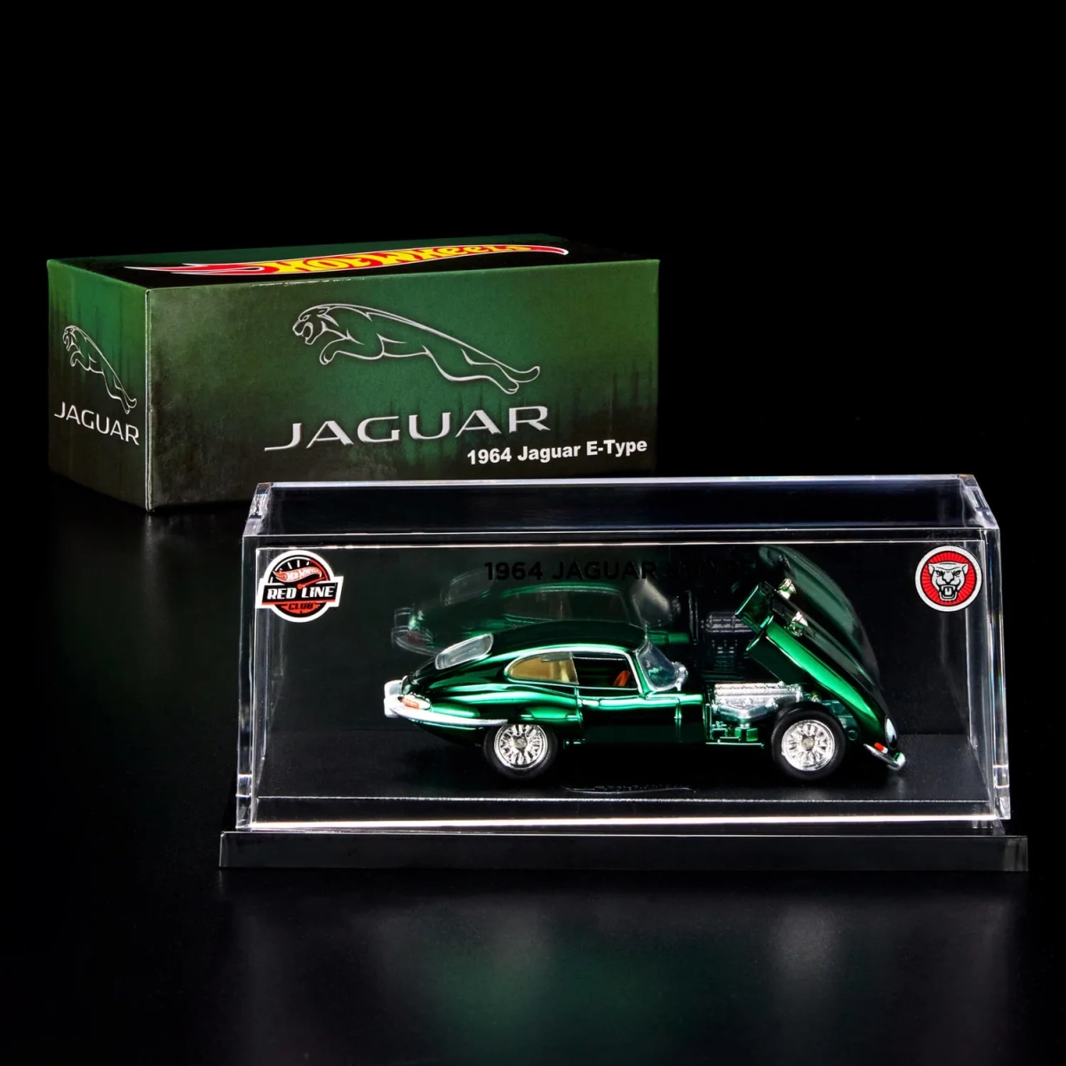 Hot Wheels - RLC Exclusive 1964 Jaguar E-Type - Spectraflame British Racing Green
