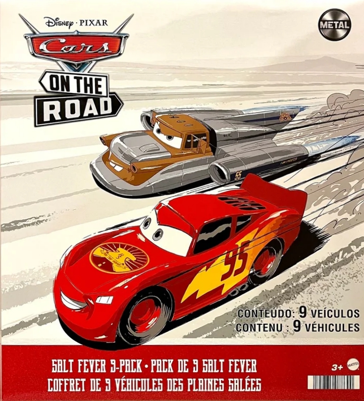Cars (Auta) - 9pack Salt Fever - obsahuje Peggy Liner