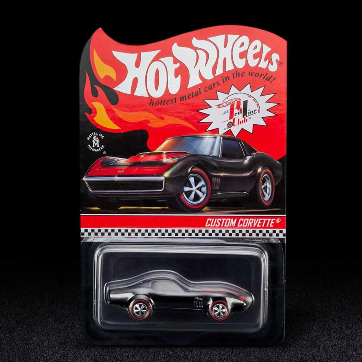 Hot Wheels - RLC Exclusive Custom Corvette Black
