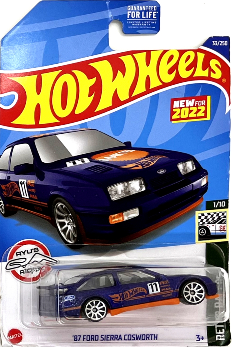 Hot Wheels - '87 Ford Sierra Cosworth Blue (E1)