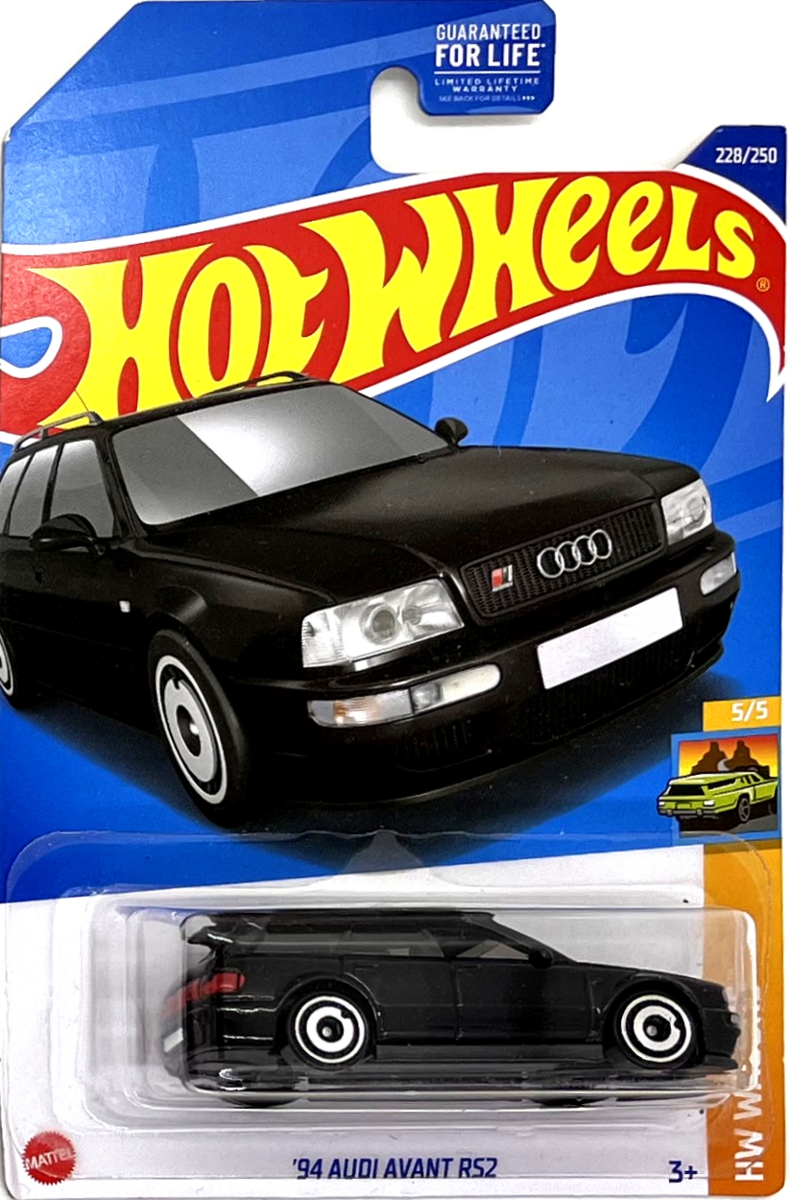 Hot Wheels - '94 Audi Avant RS2 Black (E1)
