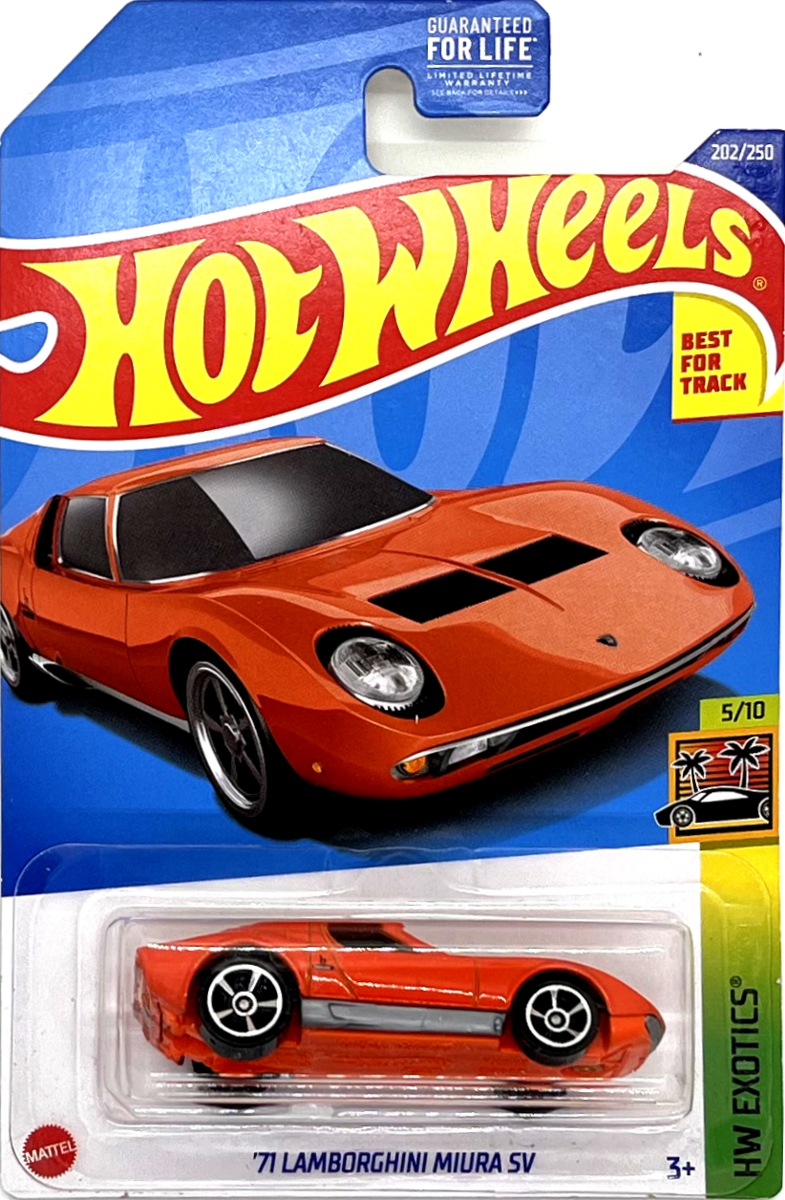 Hot Wheels - '71 Lamborghini Miura SV Orange (E1)