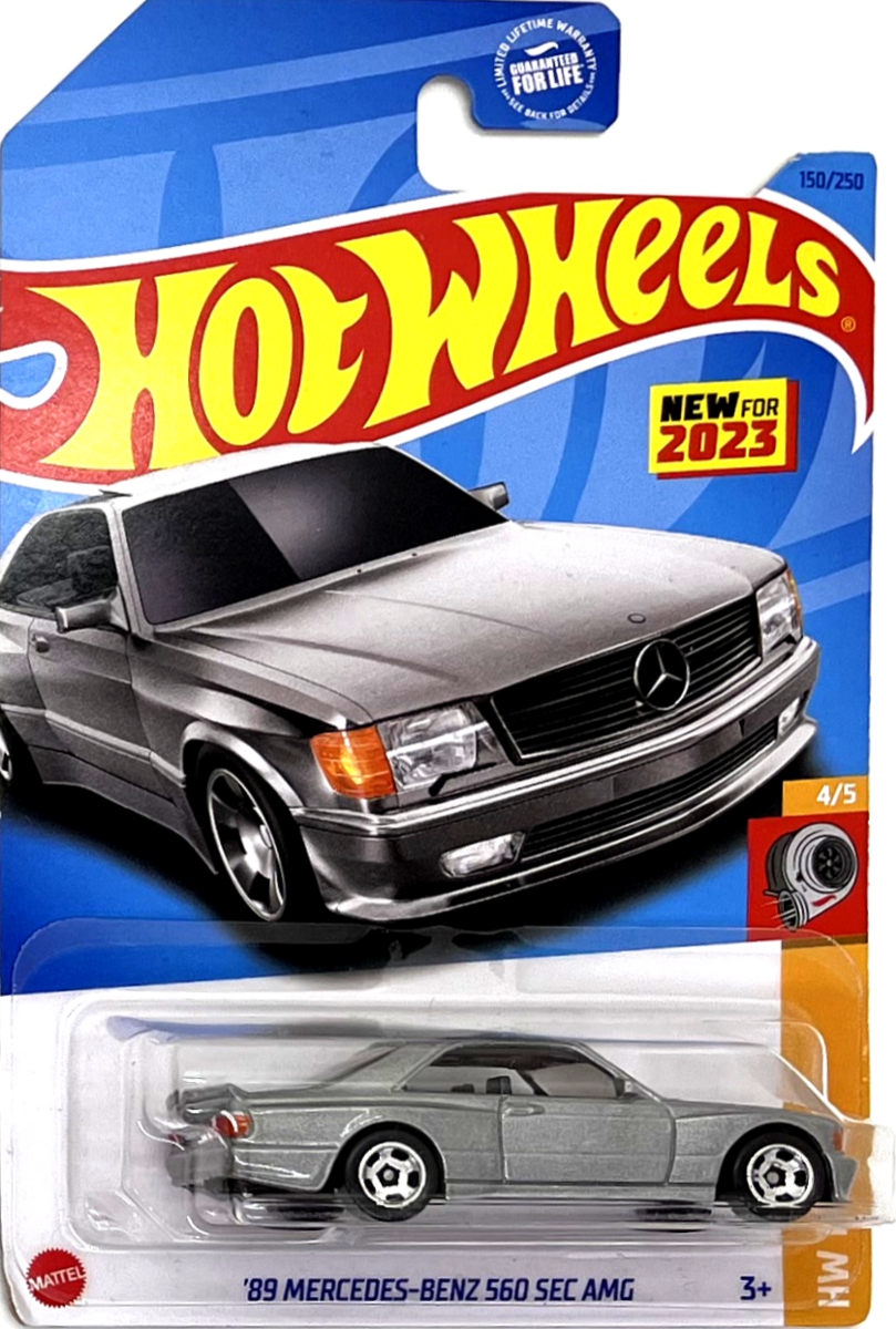Hot Wheels - '89 Mercedes-Benz 560 SEC AMG Silver (E1)