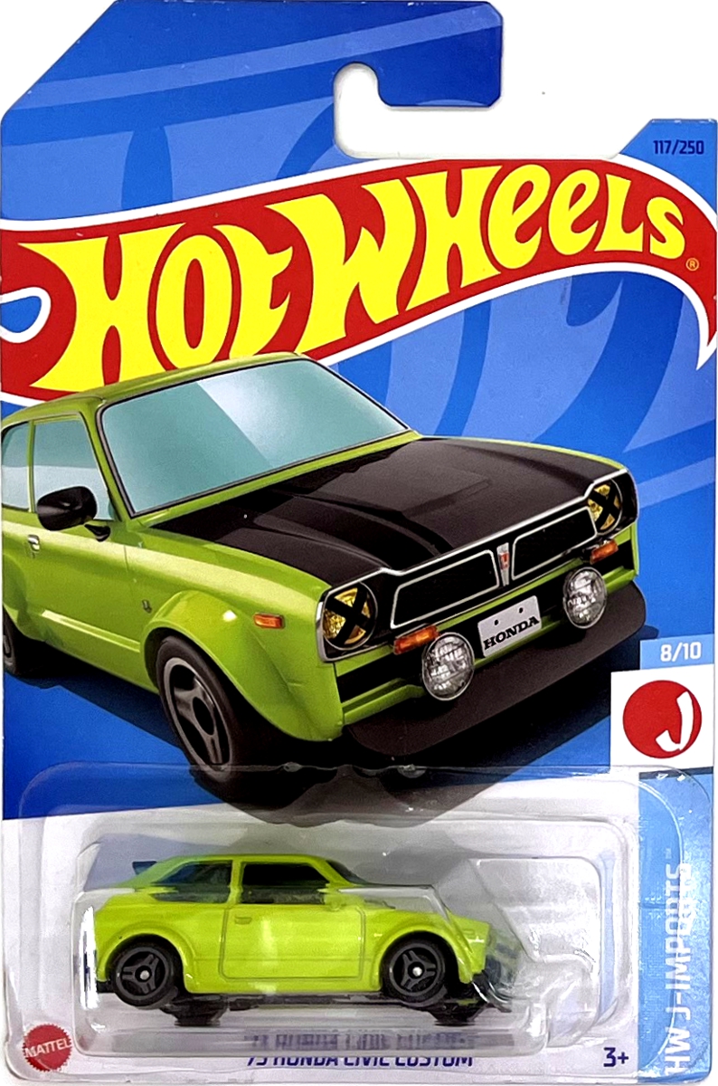 Hot Wheels - '73 Honda Civic Custom LightGreen (E1)