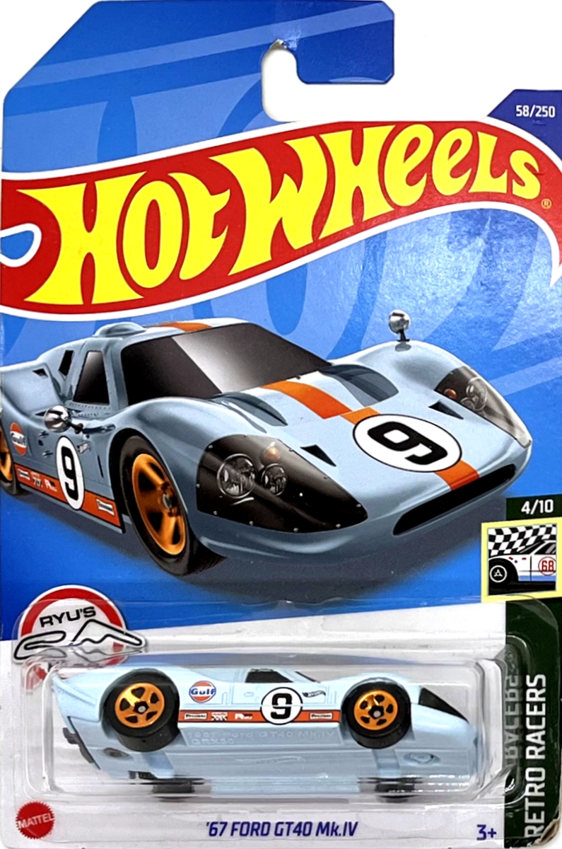 Hot Wheels - '67 Ford GT40 Mk.IV LightBlue (E2)