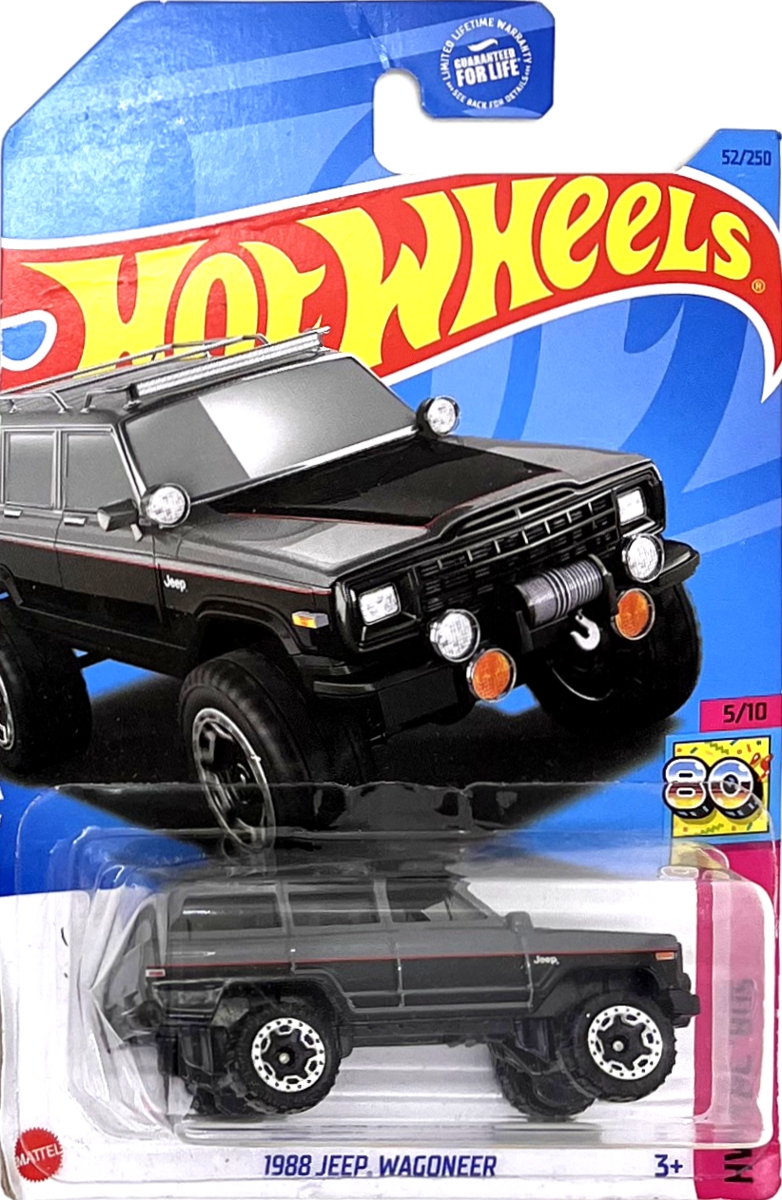 HOT WHEELS - 1988 Jeep Wagoneer Grey (E3)