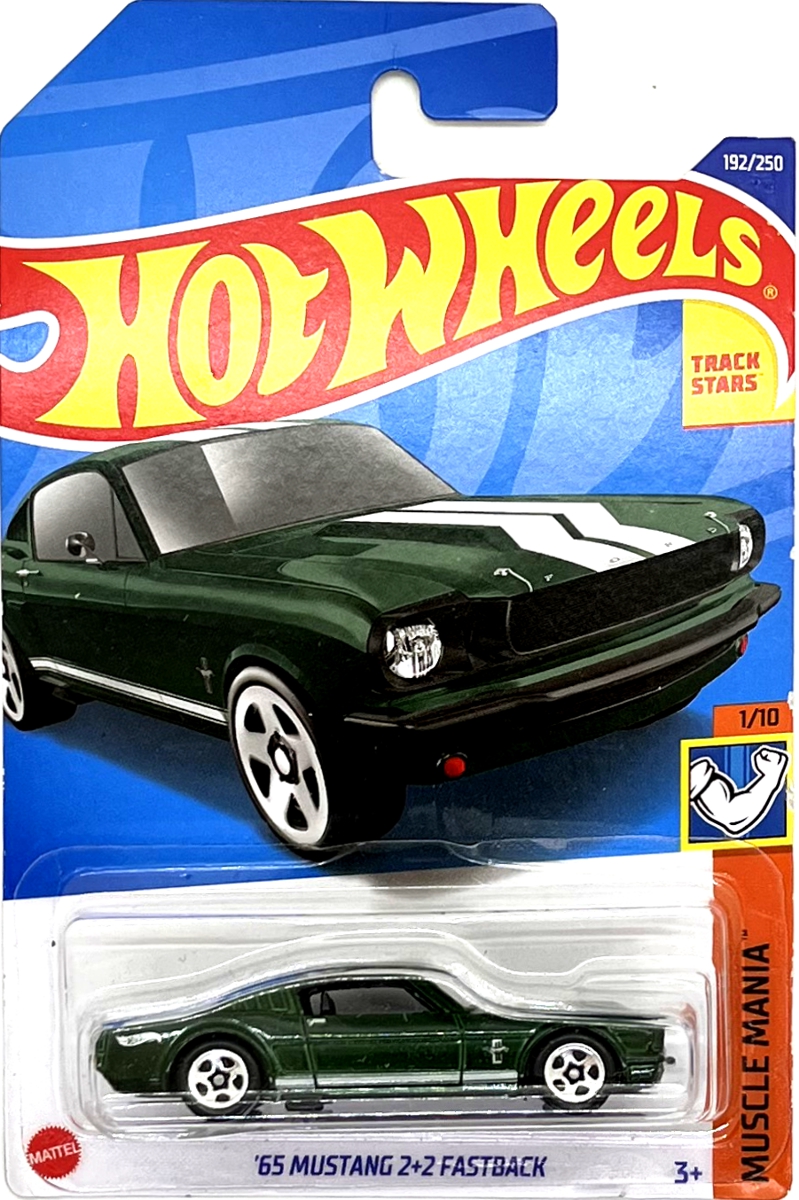 HOT WHEELS - '65 Mustang 2+2 Fastback DarkGreen (E3)