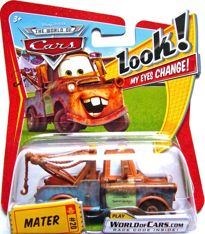 Cars (Auta) - Mater (Burák) - Look My Eyes Change (mrkací) - The World Of Cars