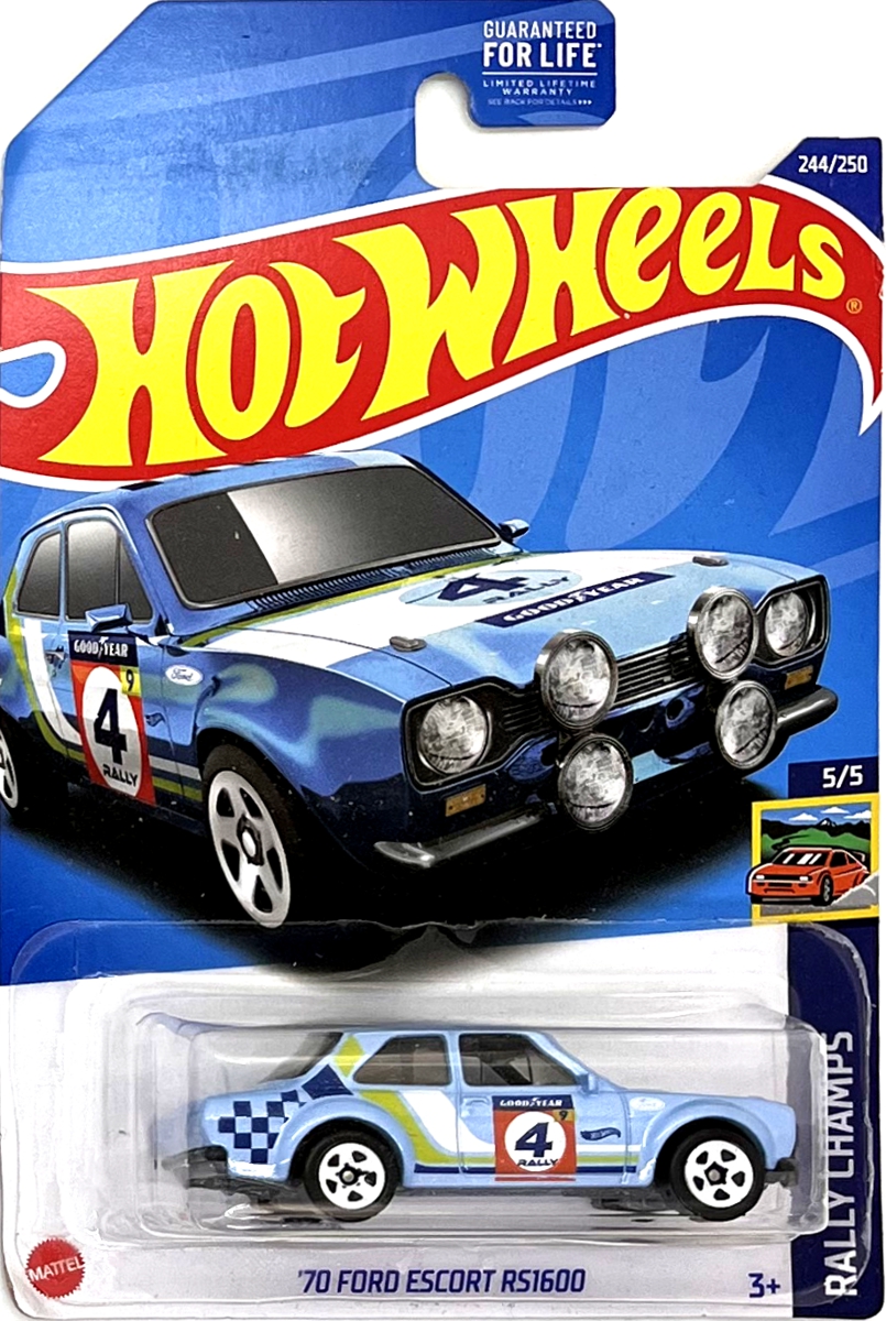 HOT WHEELS - '70 Ford Escort RS1600 LightBlue (E3)