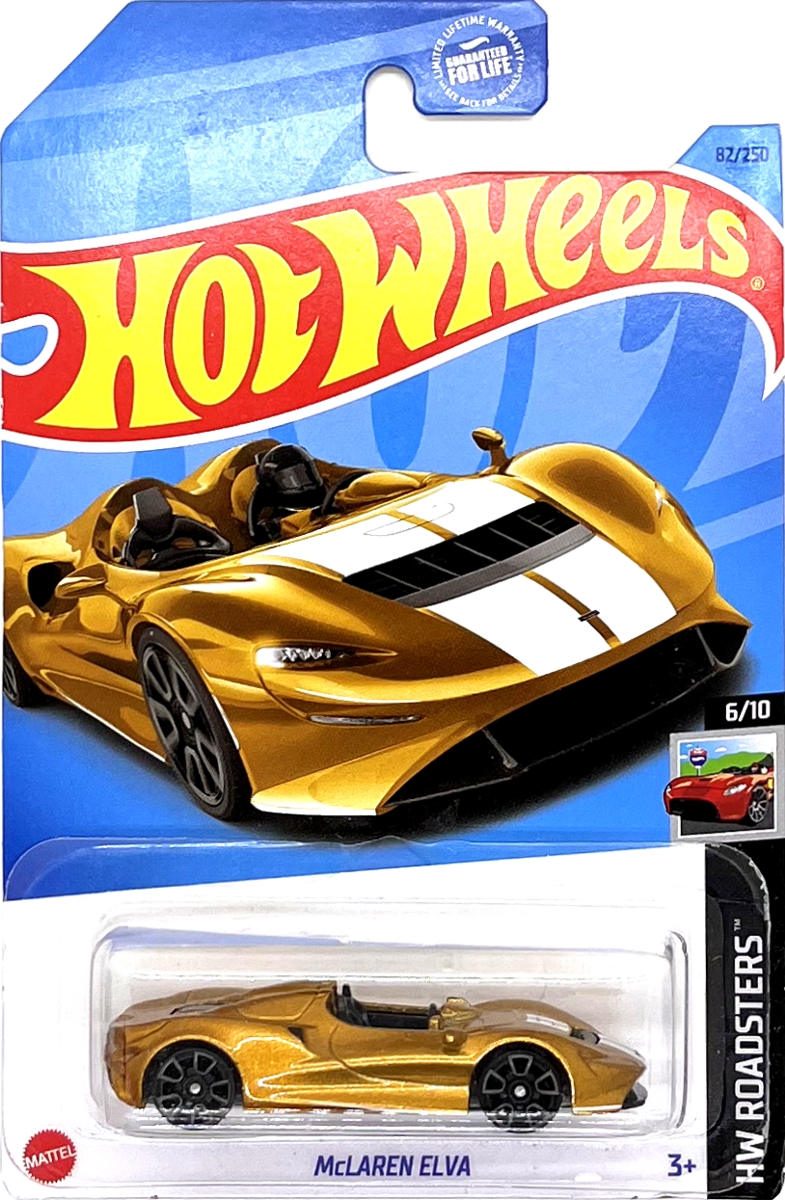 HOT WHEELS - McLaren Elva Gold (E4)
