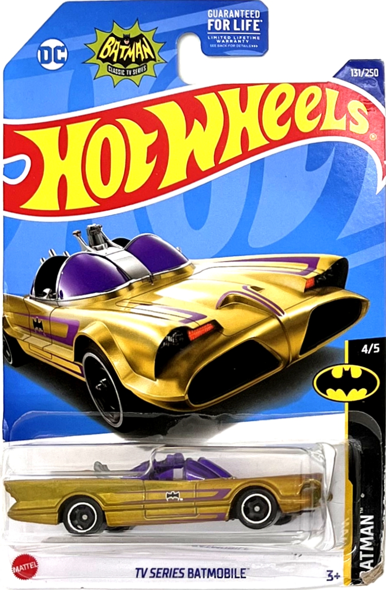 HOT WHEELS - TV Series Batmobile Gold (E3)