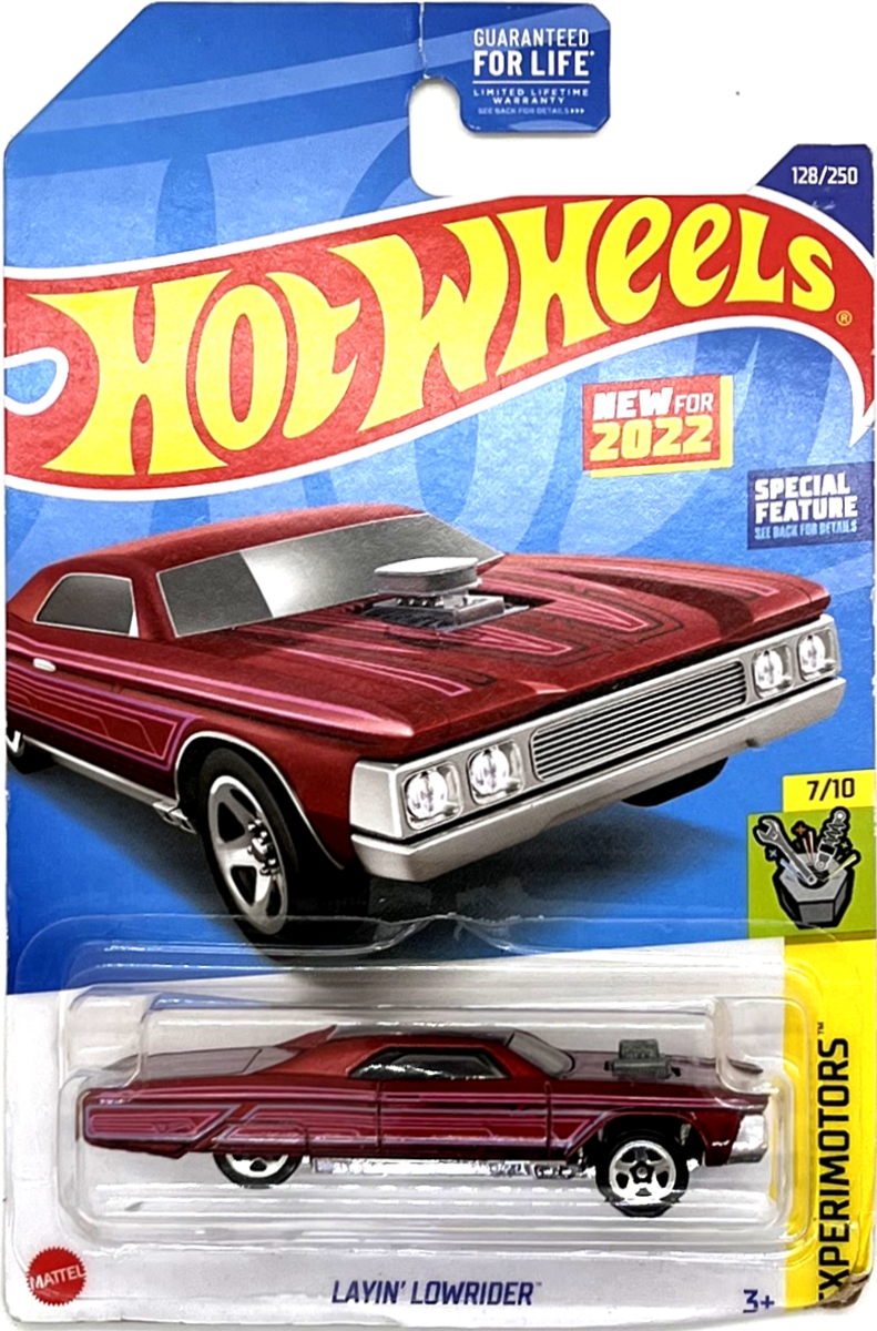 HOT WHEELS - Layin Lowrider Burgundy (E3)