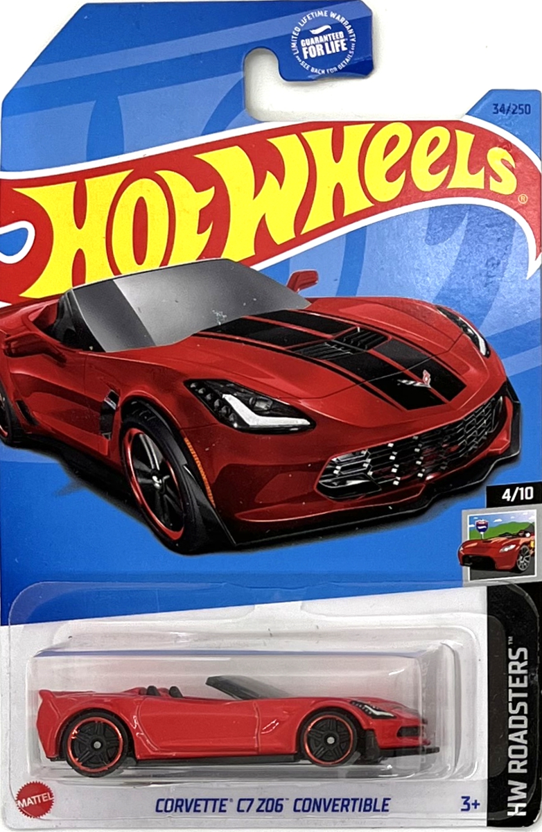 HOT WHEELS - Corvette C7 Z06 Convertible Red (E3)
