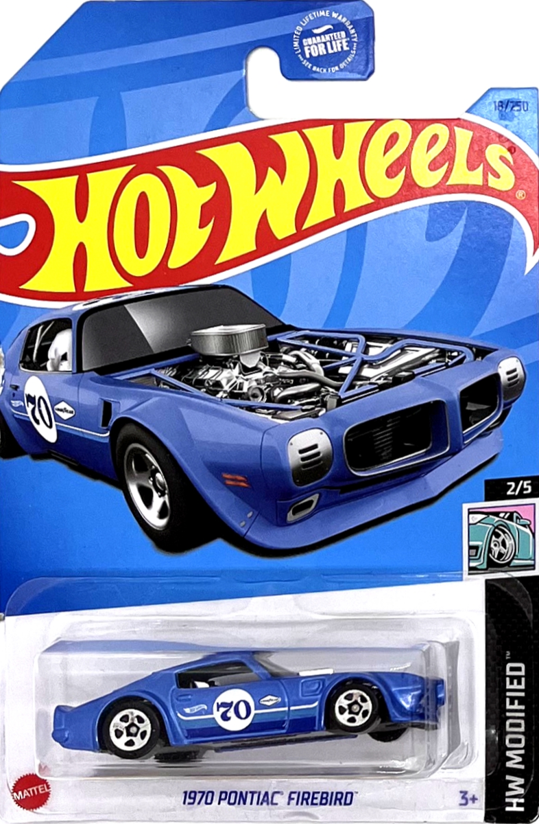 HOT WHEELS - 1970 Pontiac Firebird Blue (E4)