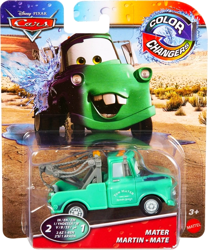 Cars (Auta) - Color Changers Mater (Burák měnící barvu)