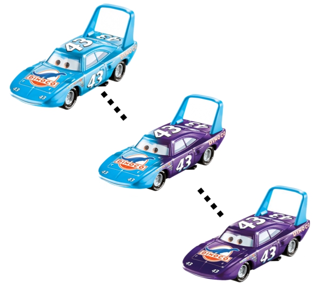 Cars (Auta) - Color Changers King (měnící barvu)