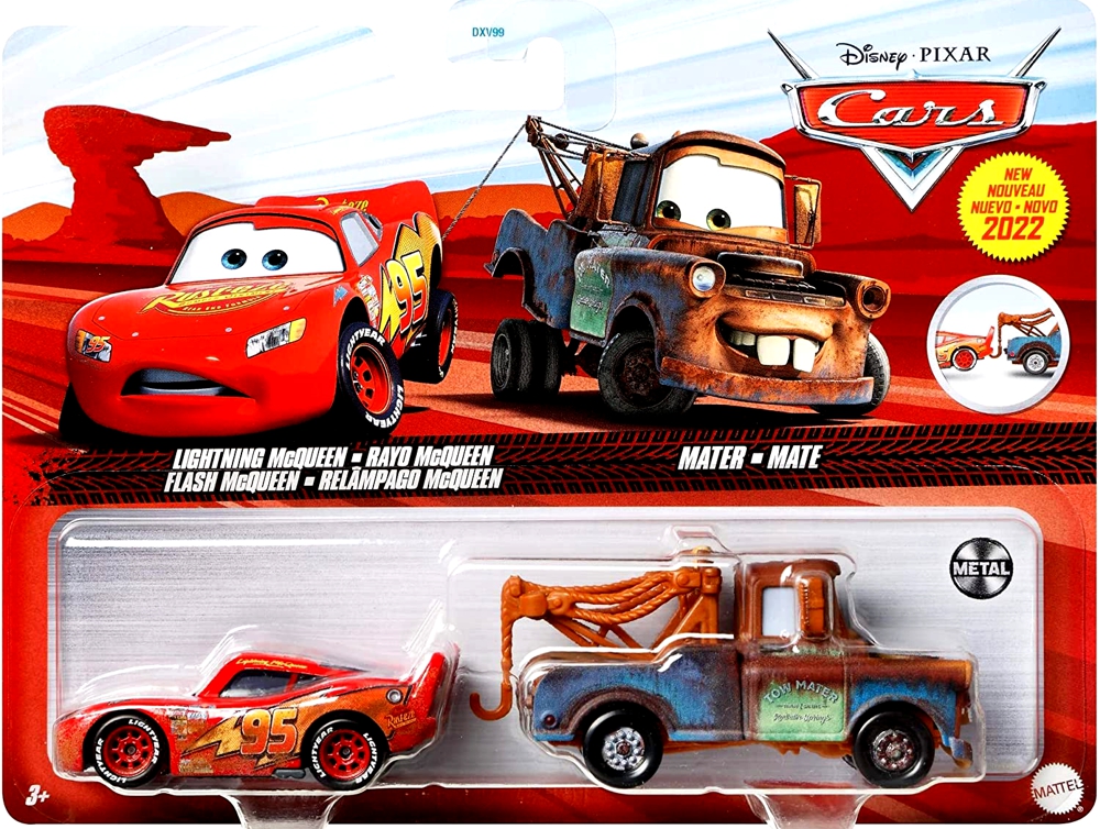 Cars (Auta) - Lightning McQueen (Blesk) + Mater (Burák)