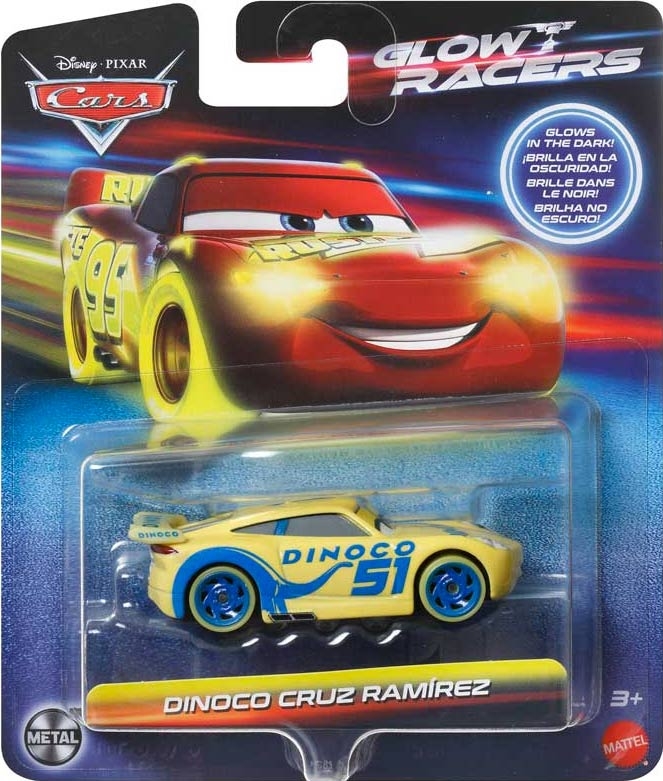 Cars (Auta) - Dinoco Cruz Ramirez Nr. 51 - Glow Racers (svítí ve tmě)