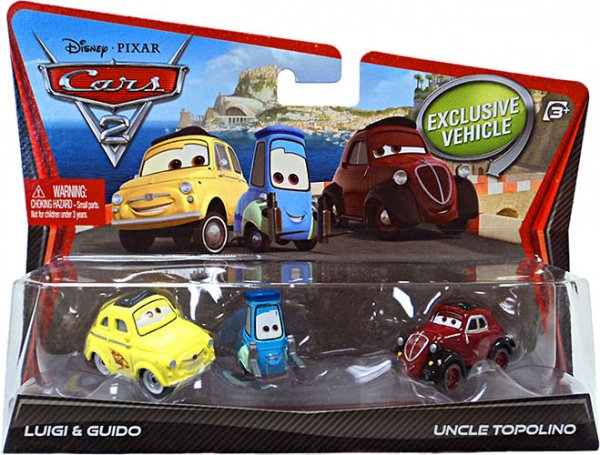 Cars 2 (Auta 2) - Luigi + Guido + Uncle Topolino