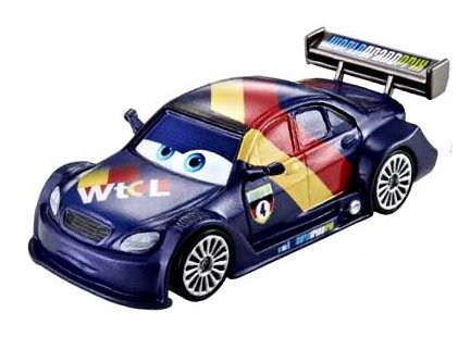 Cars 2 (Auta 2) - Racing 4 pack IV (Lightning McQueen + Ronnie del Cooper + Max Schnell + Jeff Gorvette)