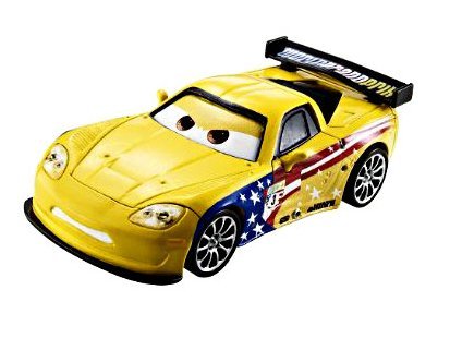 Cars 2 (Auta 2) - Racing 4 pack IV (Lightning McQueen + Ronnie del Cooper + Max Schnell + Jeff Gorvette)