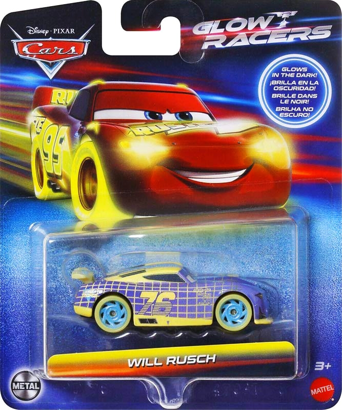 Cars (Auta) - Will Rusch - Glow Racers (svítí ve tmě)