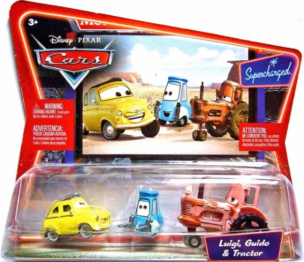 Cars (Auta) - Luigi + Guido + Tractor - Supercharged (P1)
