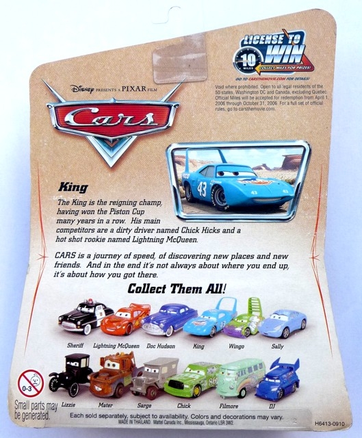 Cars (Auta) - Fillmore (Filmore) - Sběratelská RARITA - 1. Série (12A-L-P1)