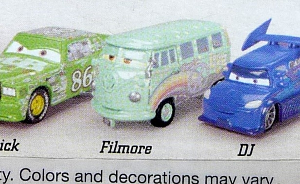Cars (Auta) - Fillmore (Filmore) - Sběratelská RARITA - 1. Série (12A-L-P1)