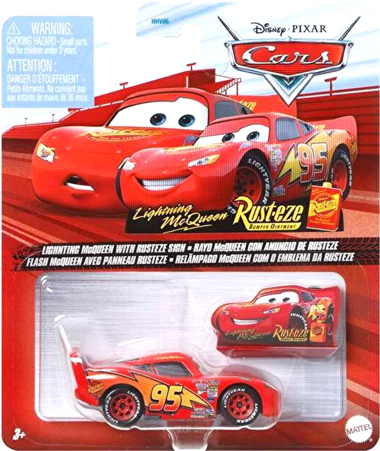 Cars (Auta) - Lightning McQueen with Rusteze Sign (Blesk McQueen s podpisem) (P1)