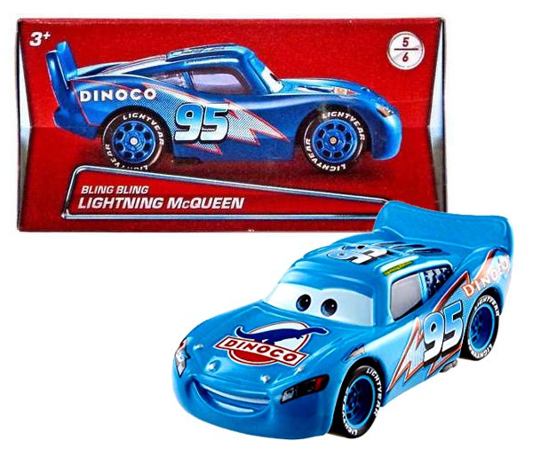 Cars (Auta) - Dinoco Lightning McQueen - Puzzle Box - poškozená krabička
