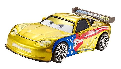 Cars 2 Deluxe (Auta 2) - Jeff Gorvette with Metallic Finish