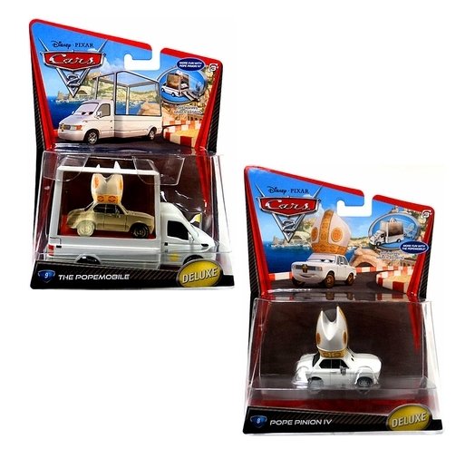 Cars 2 Deluxe (Auta 2) - The Popemobile + Pope Pinion IV