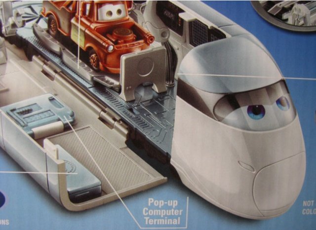 Cars 2 SET (Auta 2)- Spy Train Stephenson (špionážní vlak)