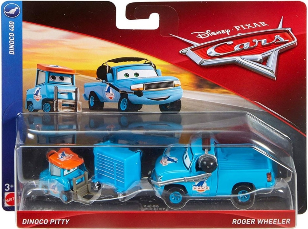 Cars 3 (Auta 3) - Dinoco Pitty + Roger Wheeler - poškozený obal