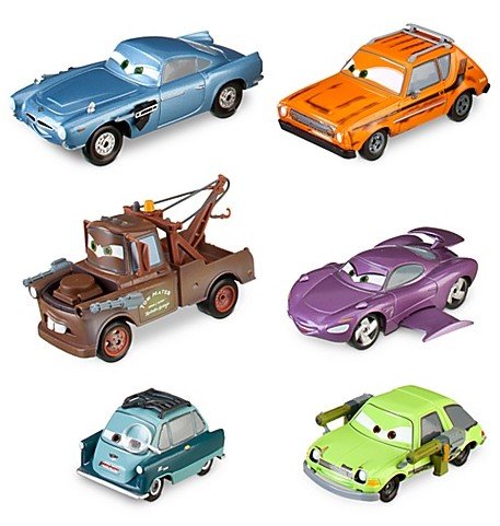 Cars 2 (Auta 2) - Spy Battle Set - Professor Z, Acer, Grem, Mater, Finn, Holley