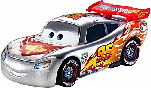 Cars 2 (Auta 2) - Lightning McQueen Silver Metallic Finish