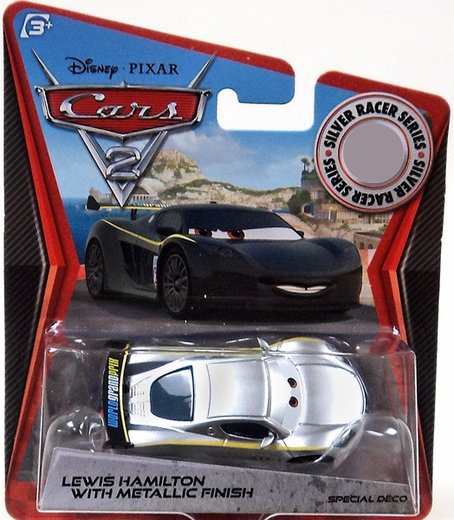 Cars 2 (Auta 2) - Lewis Hamilton Silver Metallic Finish
