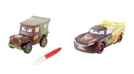 Cars 2 Color Changers Sarge + Lightning McQueen