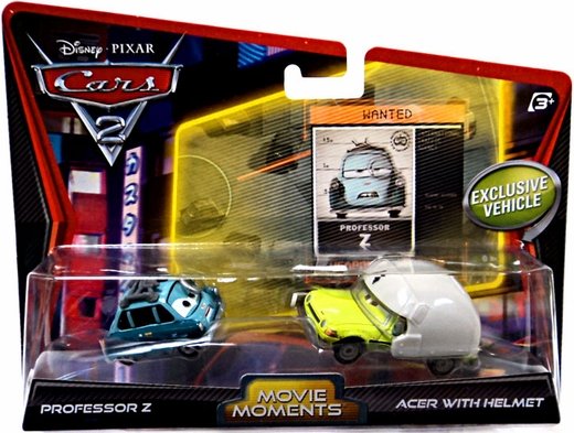 Cars 2 (Auta 2) - Professor Z + Acer with Helmet