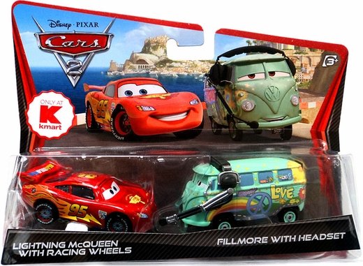 Cars 2 (Auta 2) - Lightning McQueen + Fillmore with Headset