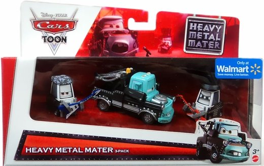 Cars Toon (Auta - Burákovy povídačky) - 3pack Heavy Metal Mater