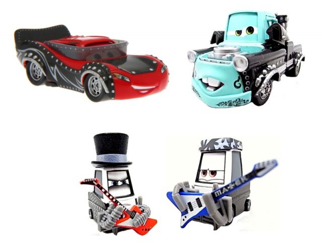 Cars Toon (Auta - Burákovy povídačky) - 4pack Heavy Metal Mater