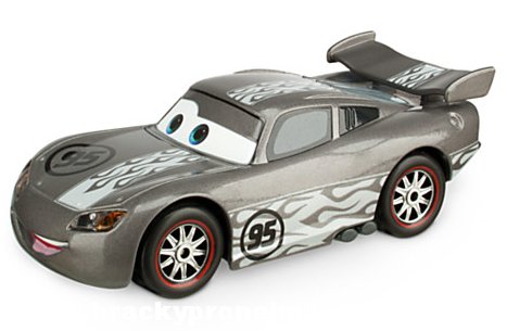 Cars 2 (Auta 2) - Silver Hot Rod Lightning McQueen Chase - Collector Edition