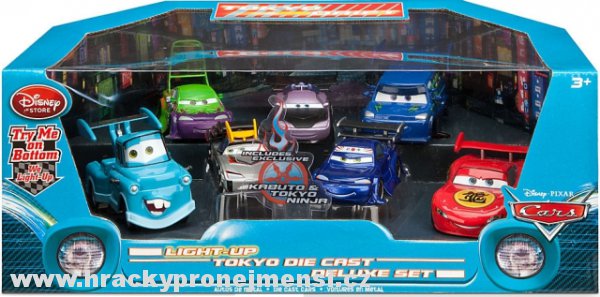 Cars 2 (Auta 2) - Tokyo Drift Deluxe set - Lights Up