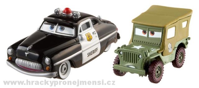 Cars (Auta) - Sheriff + Sarge (Šerif + Serža)